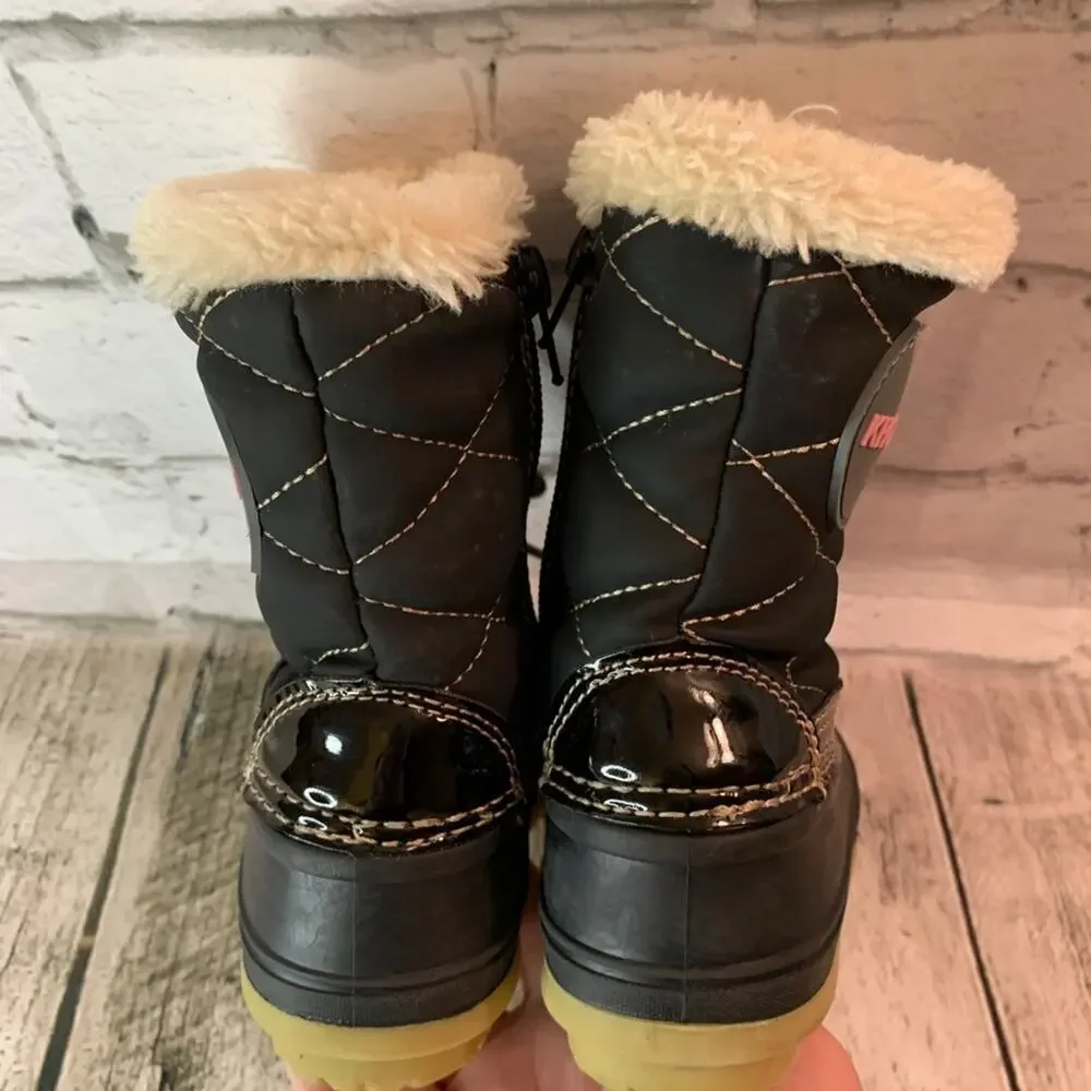 KHOMBU Girl’s Black Cold Weather Boots / Size: 7